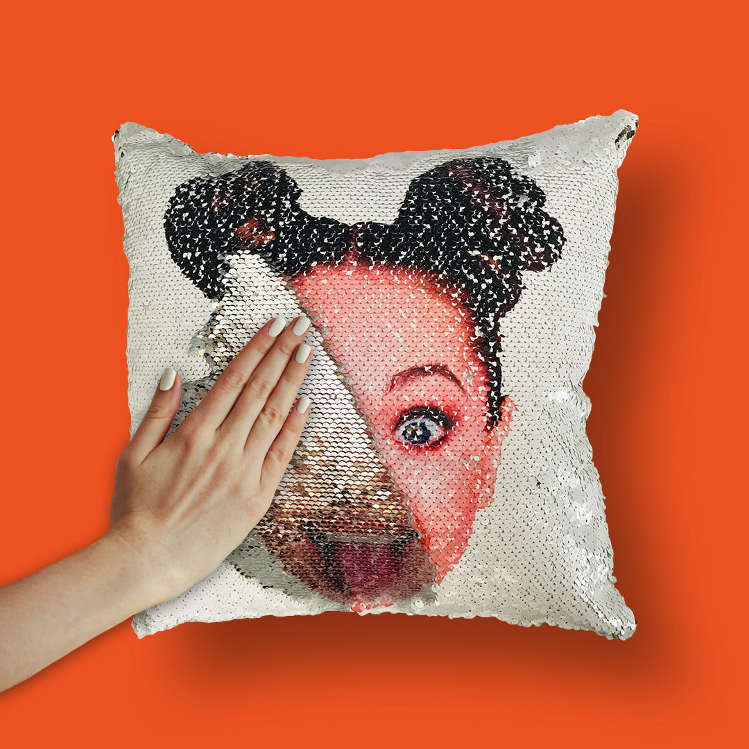 Personalized reversible sequin pillow best sale